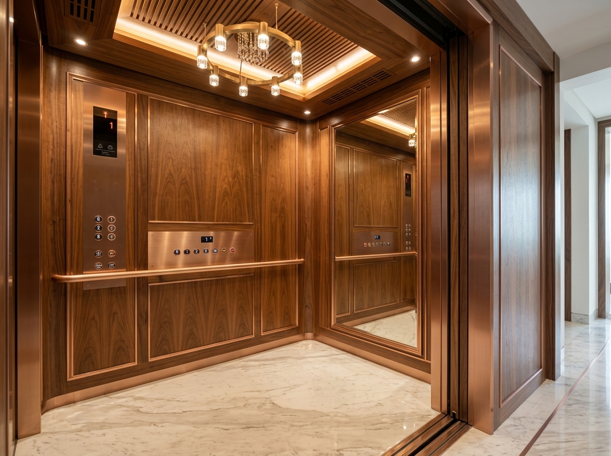 Vertikol Luxury Bungalow Villa Elevator Cabin