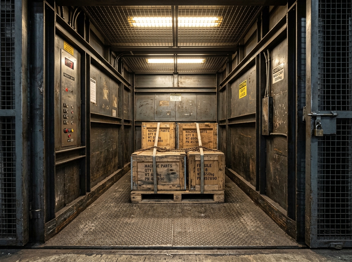 Vertikol Industrial Goods Freight Elevator Cabin